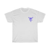 EZ MIL EMBLEM BLUE Unisex Heavy Cotton Tee