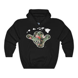 Hawaii Shaka Floral Unisex Heavy Blend™ Hooded Sweatshirt