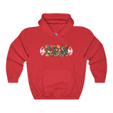 Guam Floral Hoodies Dark Colors.