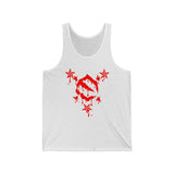 EZ MIL Drip Red Emblem Unisex Jersey Tank