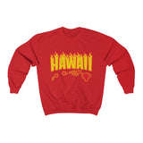 Hawaii Fire Unisex Heavy Blend™ Crewneck Sweatshirt