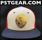 Guam Steel Palm Gold Metal Traditional Limited Snapback