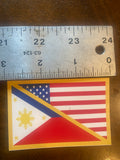 Philippines x USA Sticker