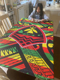 Hawaii Rasta Shield Table Covers