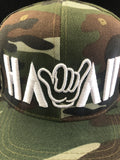 Hawaii shaka Camo Greens