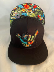 Shaka Floral Snapback Custom brim