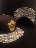 Hawaii Steel Banana Leaf Brim Metal Limited Snapback