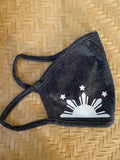 Rising Sun and Stars Gray Filter pocket Masks