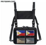 Philippines Flags Chest Pack Rig W/4 Free Shield Pvc Patch