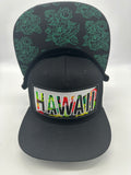 Hawaii Floral Brim Snapback