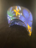 Hawaii H Black Floral Brim Blue LIMITED Hat