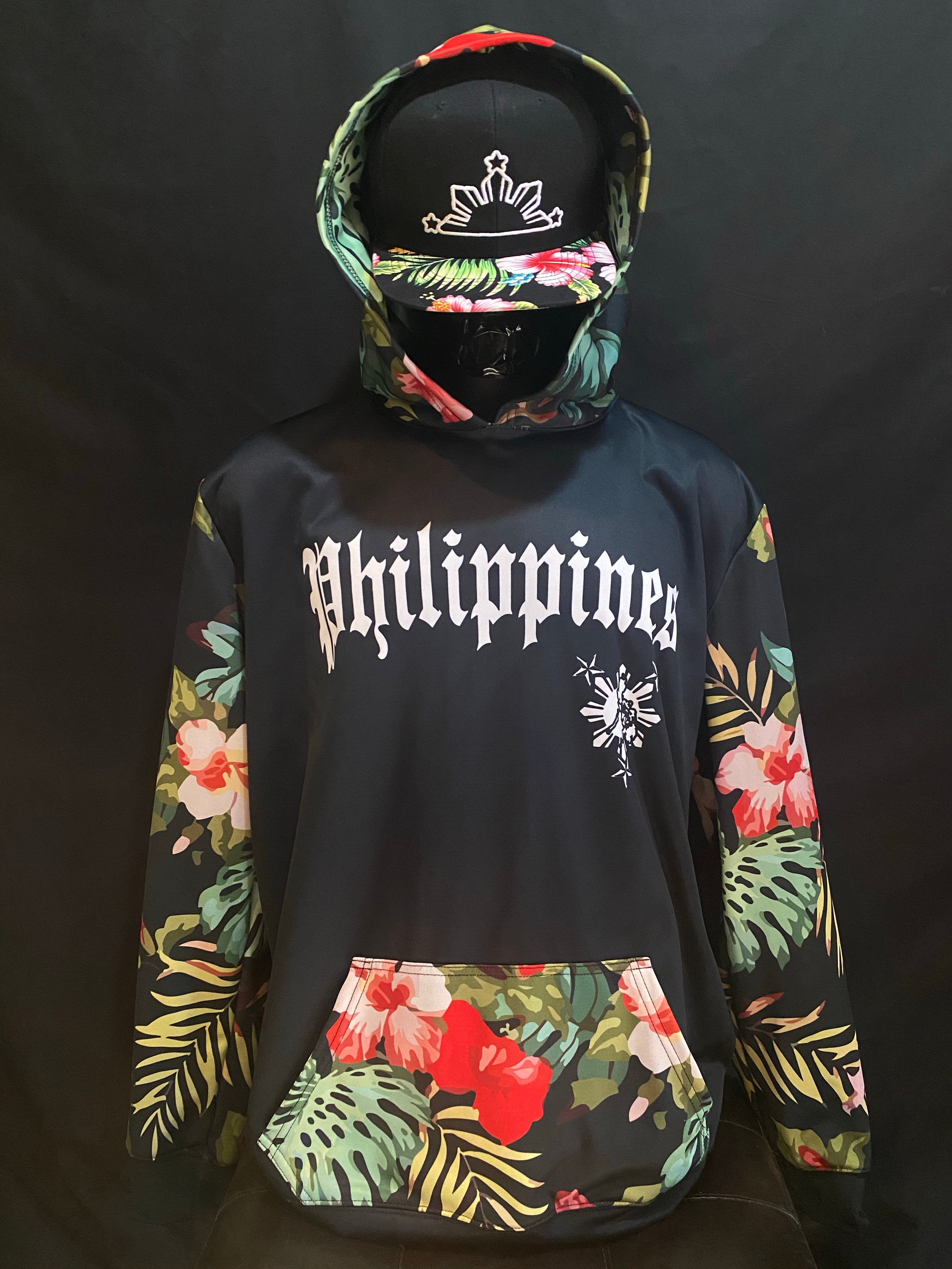 Philippines Islands Floral Hoodies