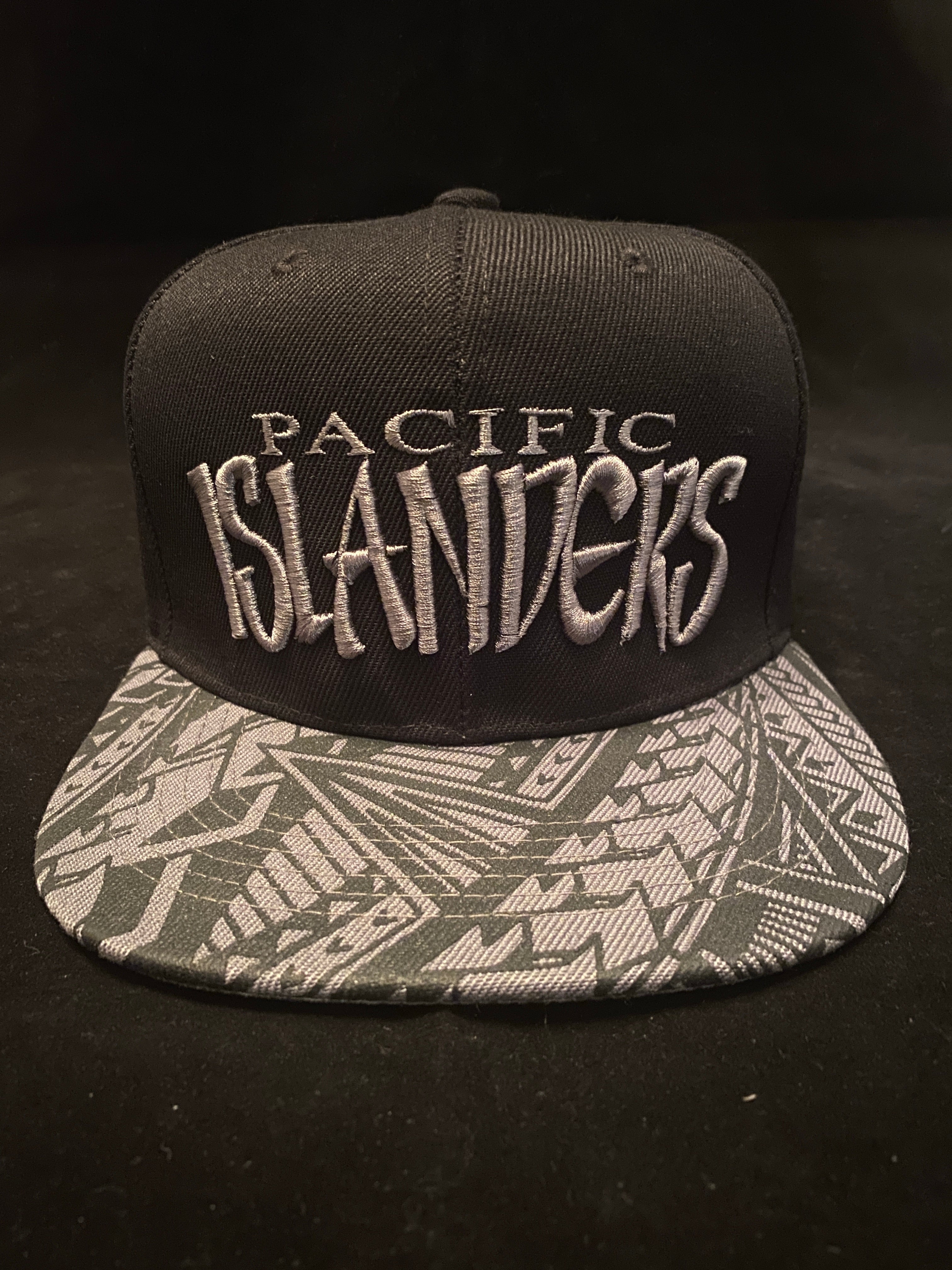Pacific Islanders Gray Tribal Hat