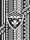 Hawaii Shield Hawaiian Tribal Blanket Collection