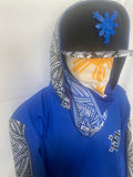 EZ MIL Tribal Blue Hoodie