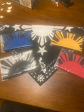 3 Stars and Sun Philippines Tribal Traditional Bandana