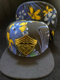 Hawaii Steel Floral FloralTop Gold Metal Limited Snapback