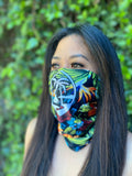 Guam Palm Floral Gaiter Wrap
