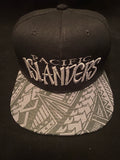 Pacific Islanders Gray Tribal Hat