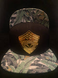 Hawaii Steel Banana Leaf Brim Metal Limited Snapback