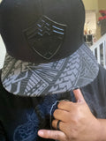 Hawaii Steel Gray Tribal Metal Limited Snapback