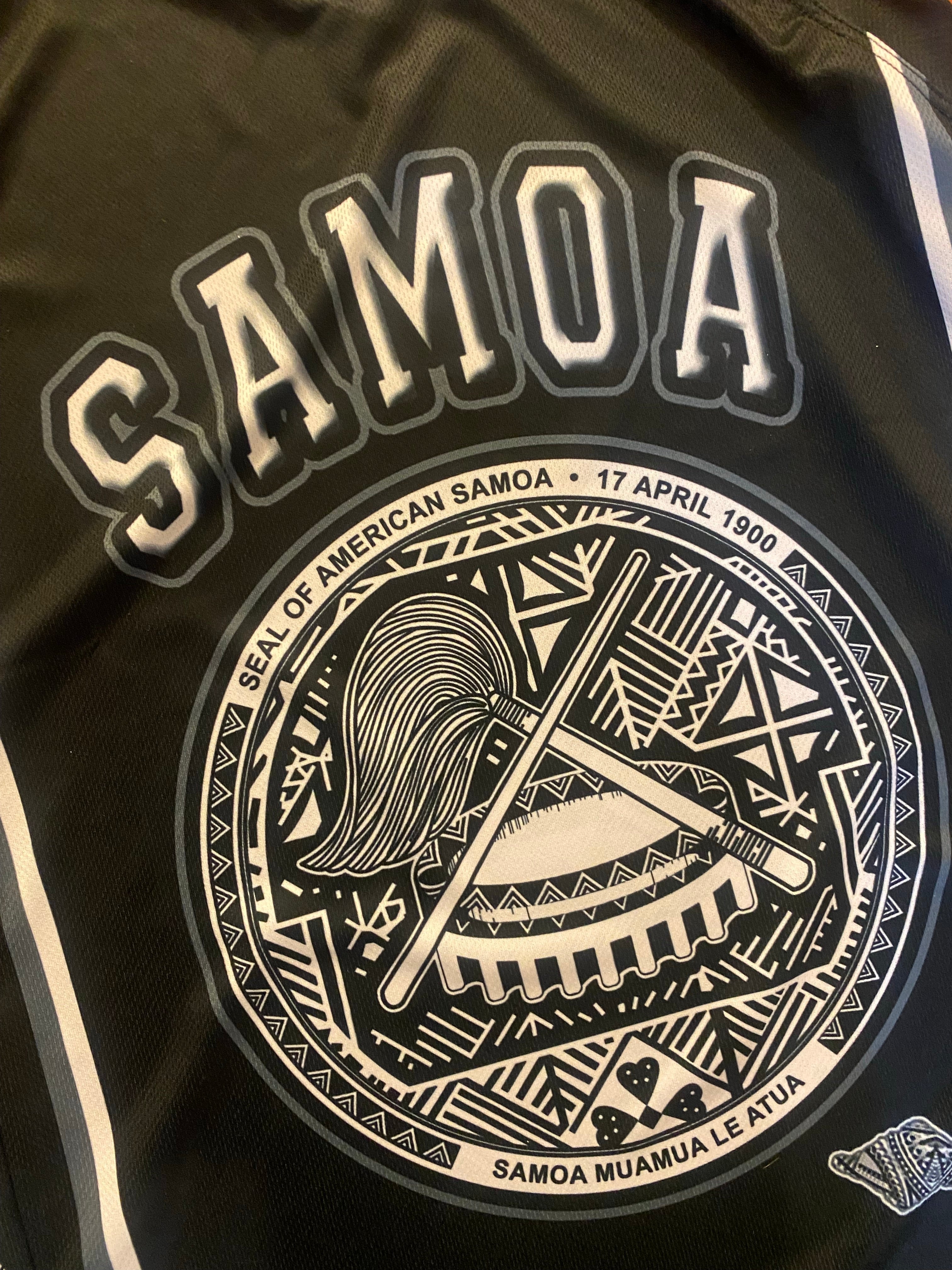 Samoa Tribal Black 2022 Jersey Free Tribal Hat