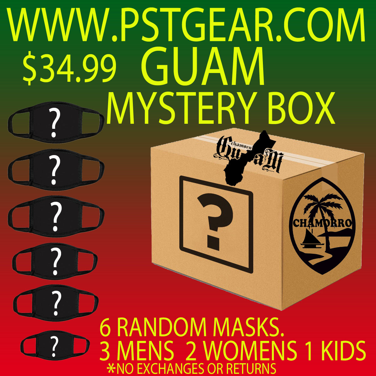 Mystery Box Guam Protective masks