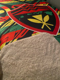 Hawaii Kanaka Rasta Tribal Sherpa Blanket
