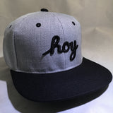 Hoy Black and Gray SNAPBACKS