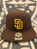 SD  San Diego Padres 47’ Captain Brown Snapback