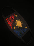 Tribal Philippine Flags Protective Dust masks (Black Limited Edition)