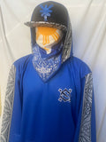 EZ MIL Tribal Blue Hoodie