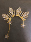 3 Stars and Sun EarCuff Earring