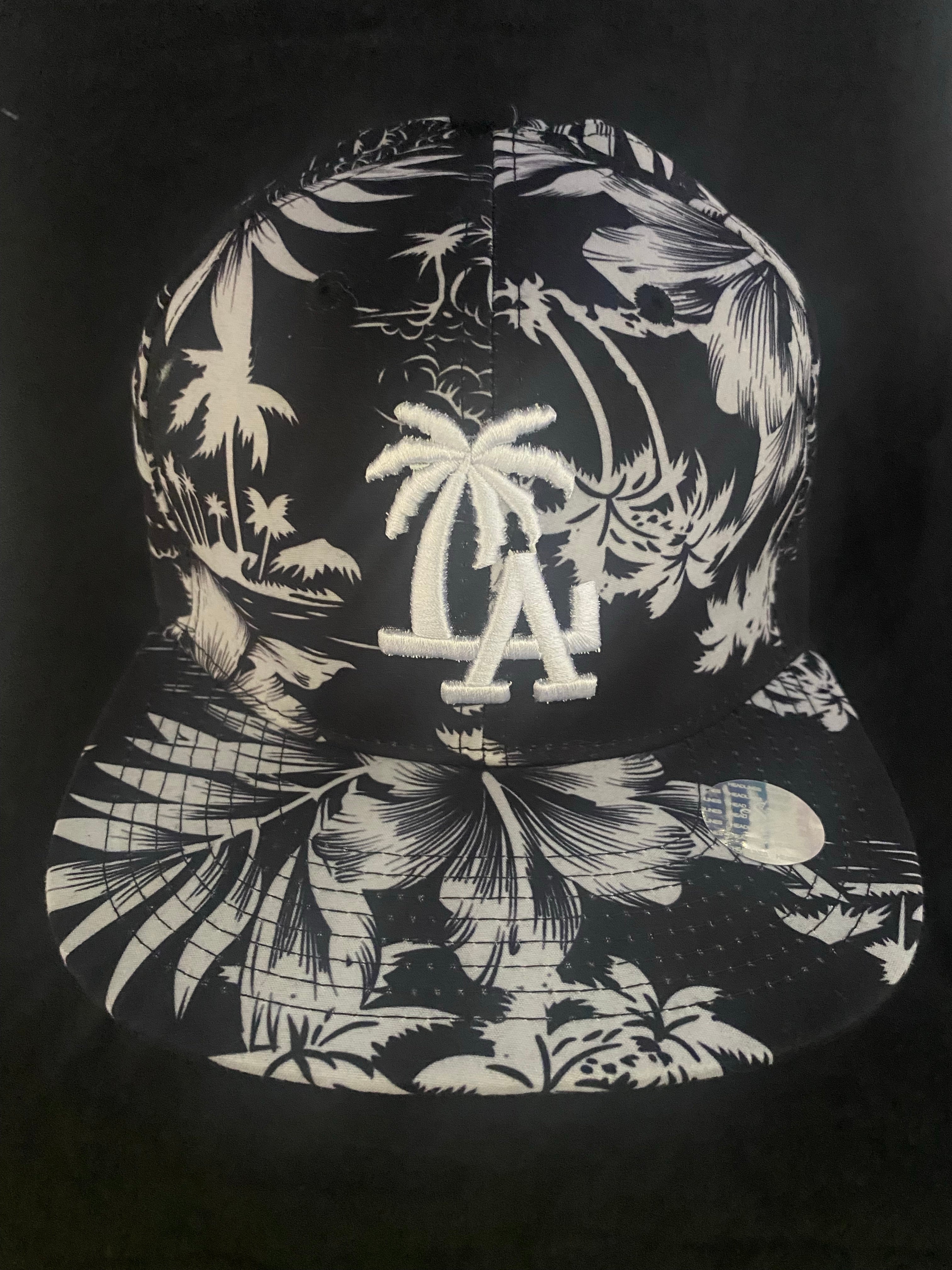 LA Palm BlackFloral Snapback Hat Collection