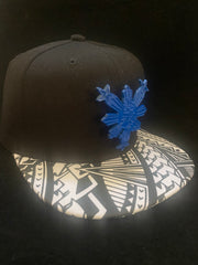 EZ MIL HBOM Tribal Cultura 3 Stars and Sun Metal Philippines Snapbacks