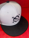 EZ MIL Emblem Black Gray White SNAPBACK