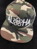 Aloha Camo Greens Snapback