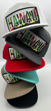 Hawaii Floral Brim Snapback