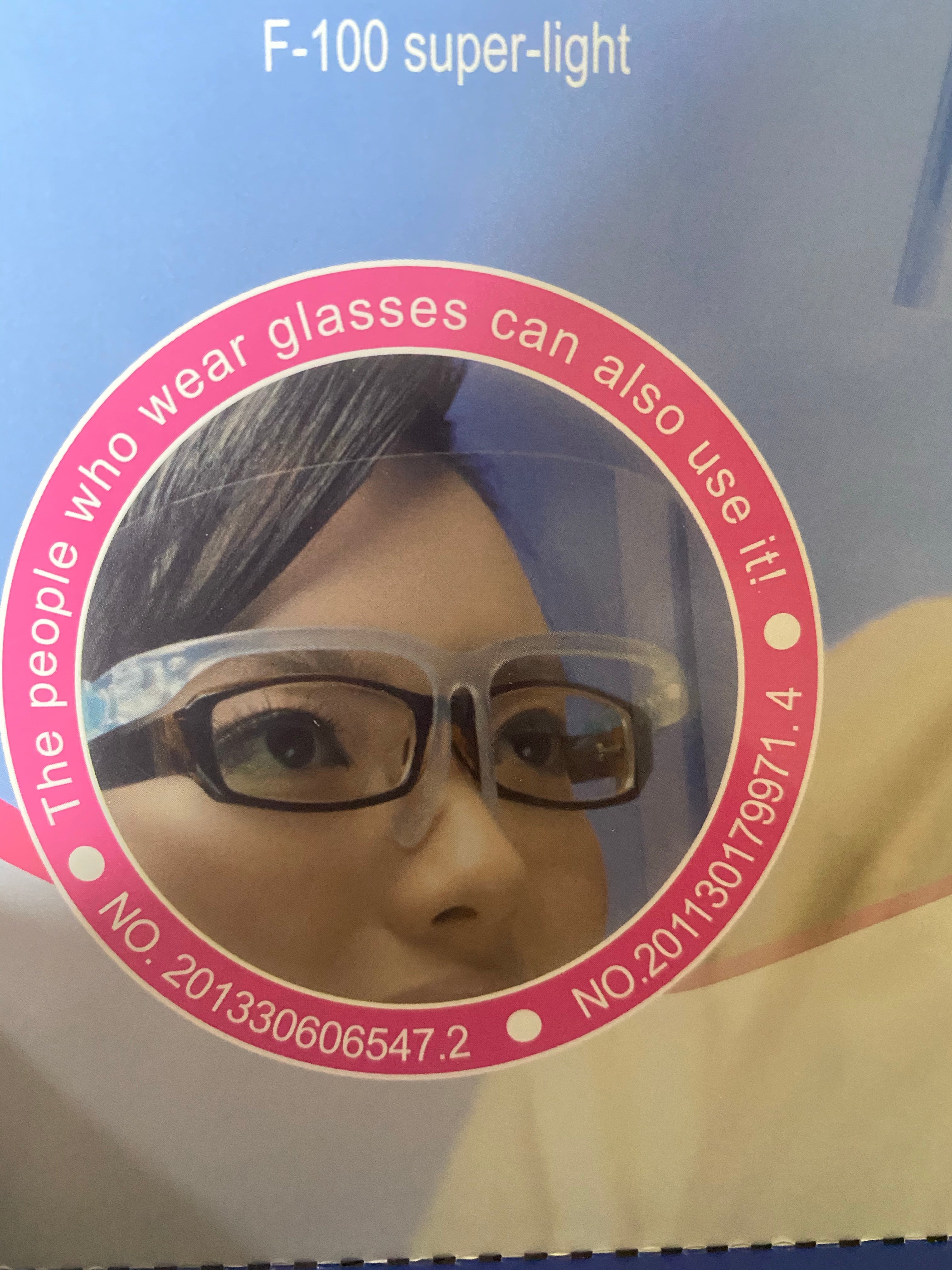 Plastic Glasses Shield Mask