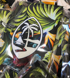 Guam Palm Floral Gaiter Wrap