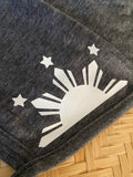 Rising Sun and Stars Gray Filter pocket Masks