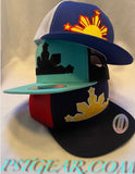 3 Stars and Sun Traditional SNAPBACK TRUCKER