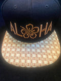 Aloha Hibiscus Weave Brim