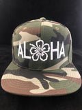 Aloha Camo Greens Snapback