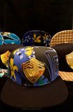 Hawaii Steel Floral FloralTop Gold Metal Limited Snapback