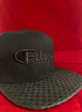 Filipino Champion Black Weave Snapbacks