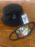 Guam Floral Bucket Hat Free Floral Mask with Purchase