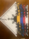 3 Stars and Sun Philippines Tribal Traditional Bandana
