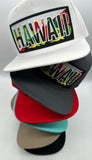 Hawaii Floral Brim Snapback