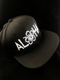 ALOHA Black Floral SNAPBACK